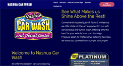 Desktop Screenshot of nashuacarwash.com